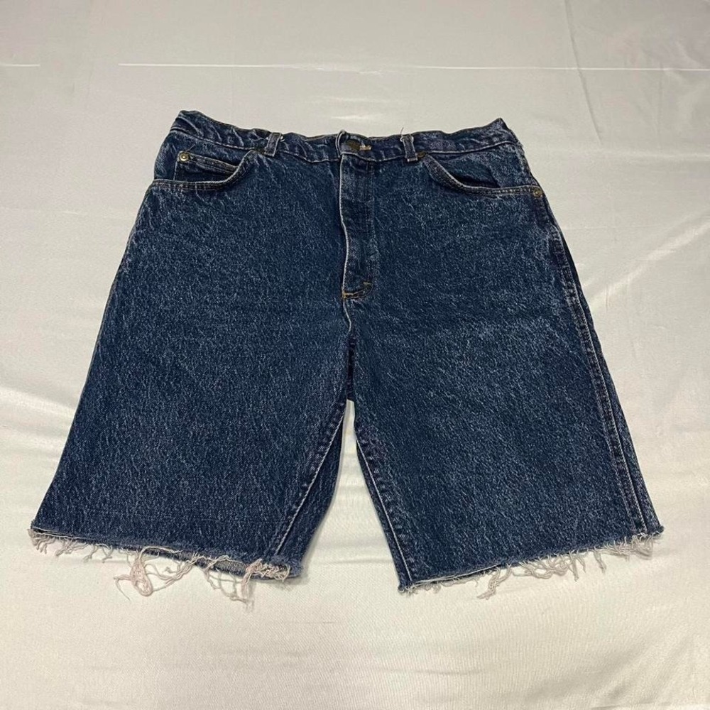 Vintage Lee denim cut off jorts Jean shorts size 30 made in USA